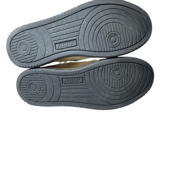 Autry Medalist Super Vintage Sneakers  Metallic EU 40 Distressed Retro Tennis - Picture 4 of 10